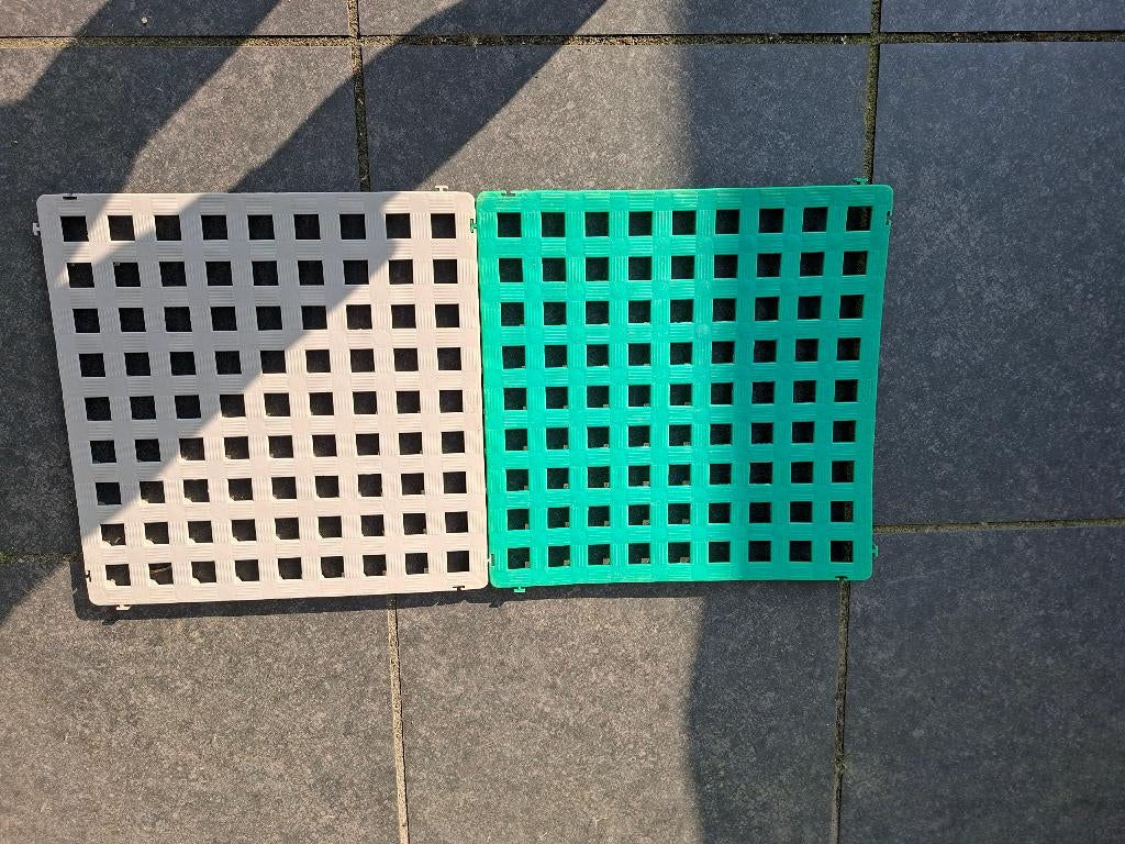 Tenttegels 50 x 50cm, Ophalen, Gebruikt