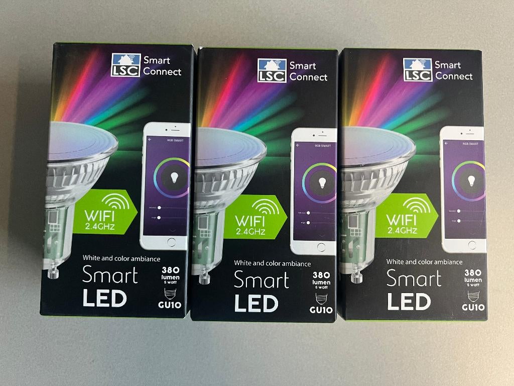 9 Led lampen, Eglo & Philips + Wifi smart led lampen. Nieuw, Ophalen, Led-lamp, Minder dan 30 watt, Nieuw