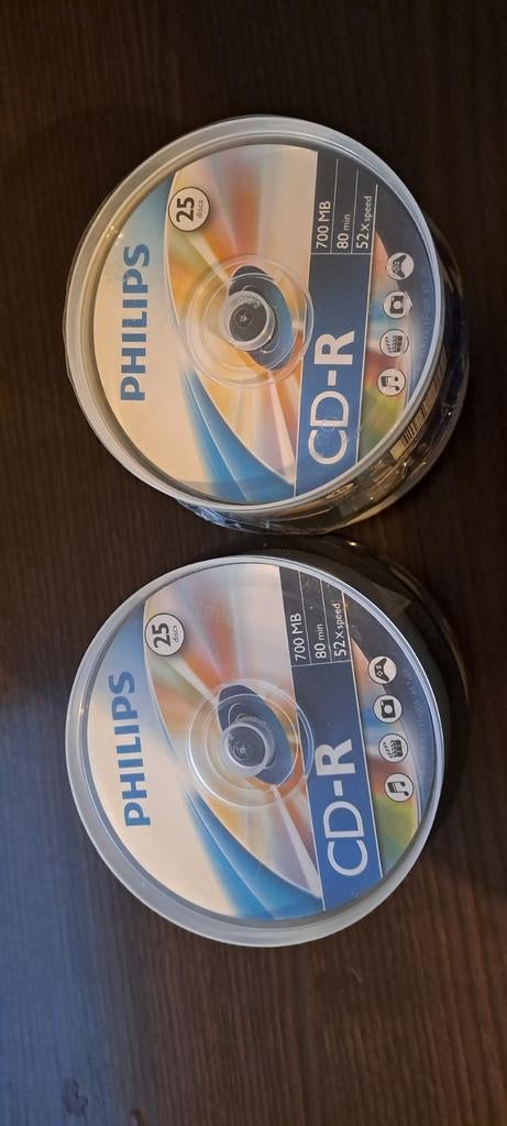 Philips CD-R schijven, ongeveer 100 stuks, Ophalen of Verzenden, Nieuw