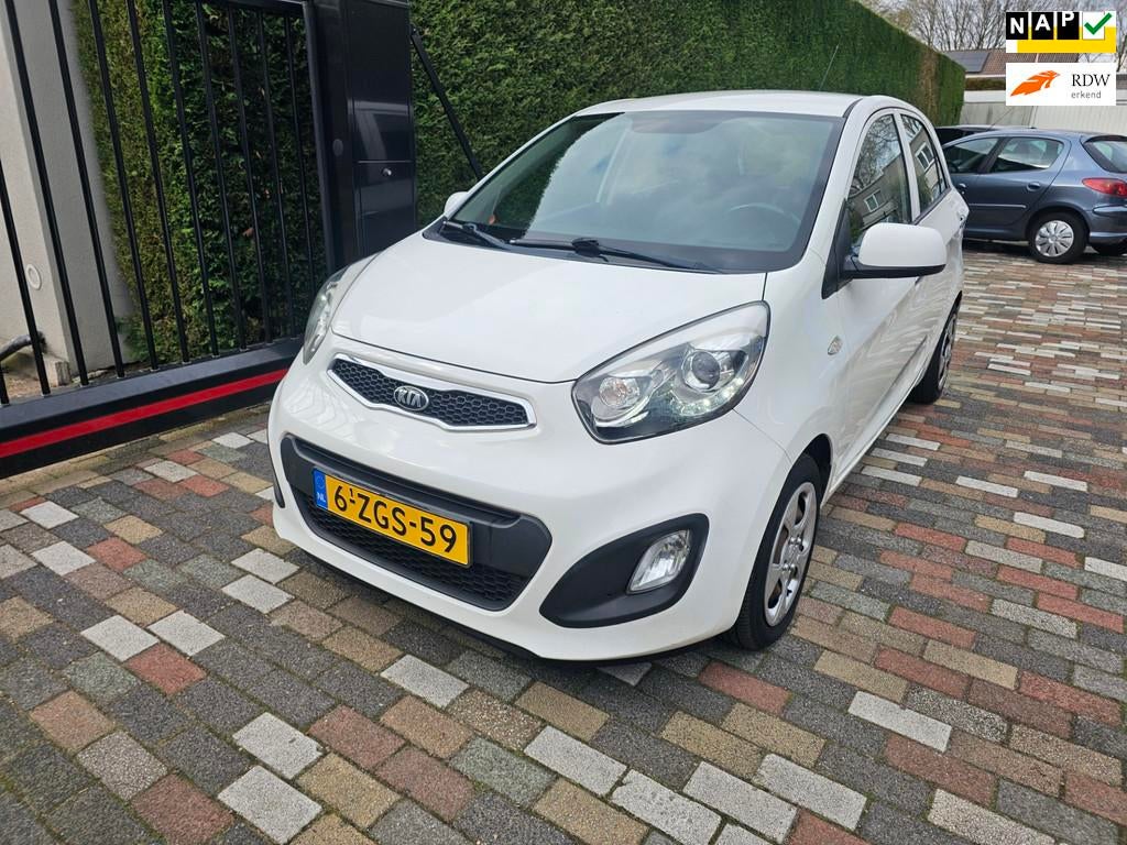 Kia Picanto 1.0 CVVT BusinessLine 2015 Airco 5 deurs Navi, Voorwielaandrijving, Euro 5, Gebruikt, 400 kg