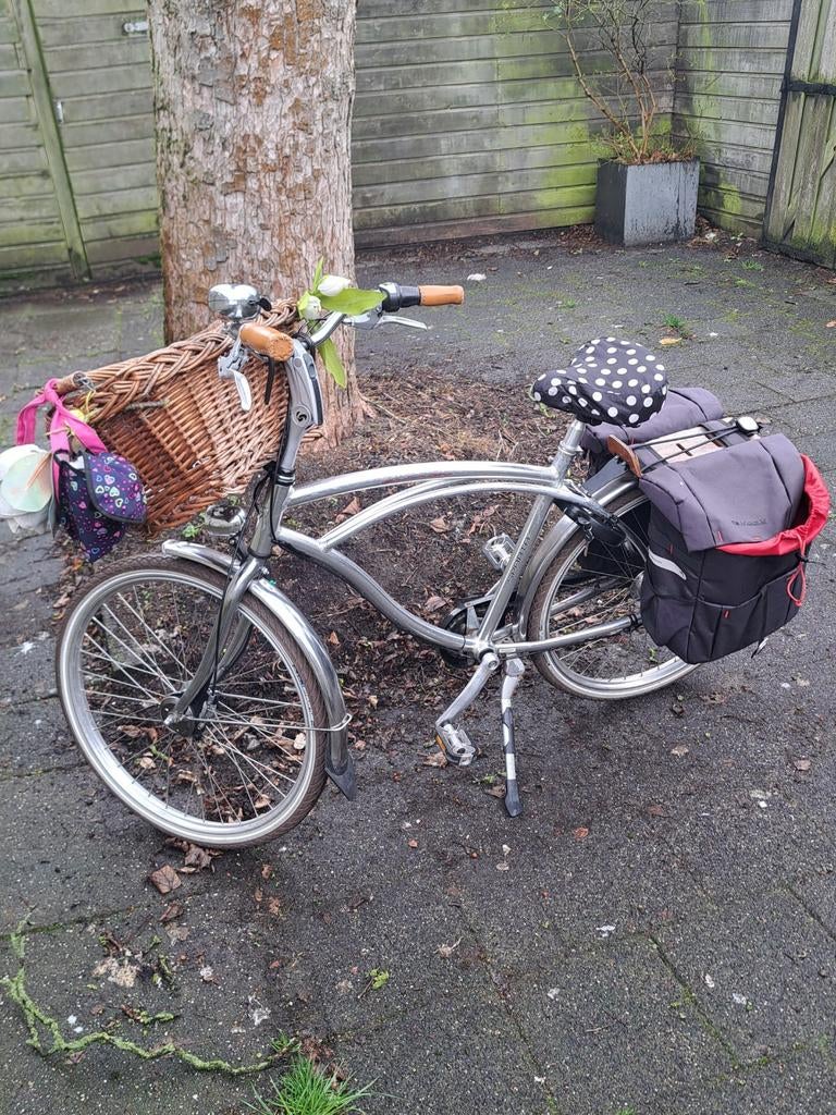 Beachcruiser zilverkleurig, Sparta, Cruiser, Aluminium, Ophalen of Verzenden