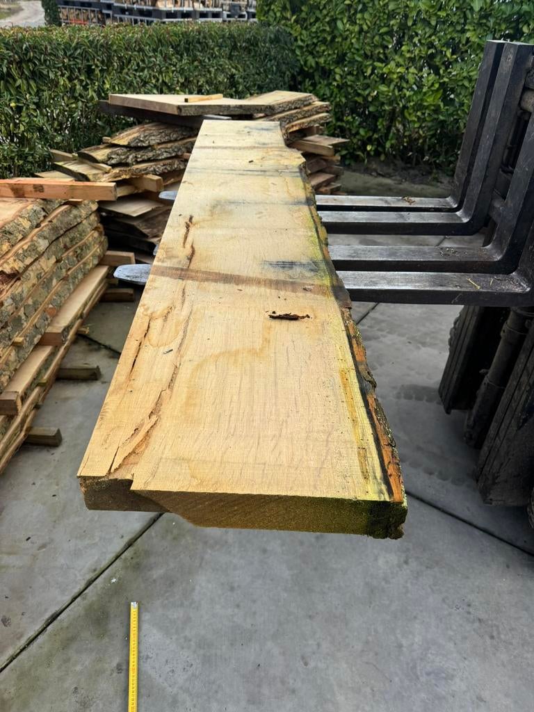 Mooie eiken wand plank 240x44x8cm, Ophalen, Zo goed als nieuw, 250 cm of meer, Planken