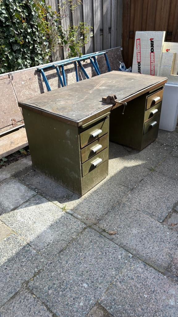 Werkbank staal, Ophalen, Gebruikt