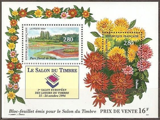 FRANKRIJK 1994 SALON DU TIMBRE Blokje, Michel: B-14, Postfri, Verzenden, Postfris
