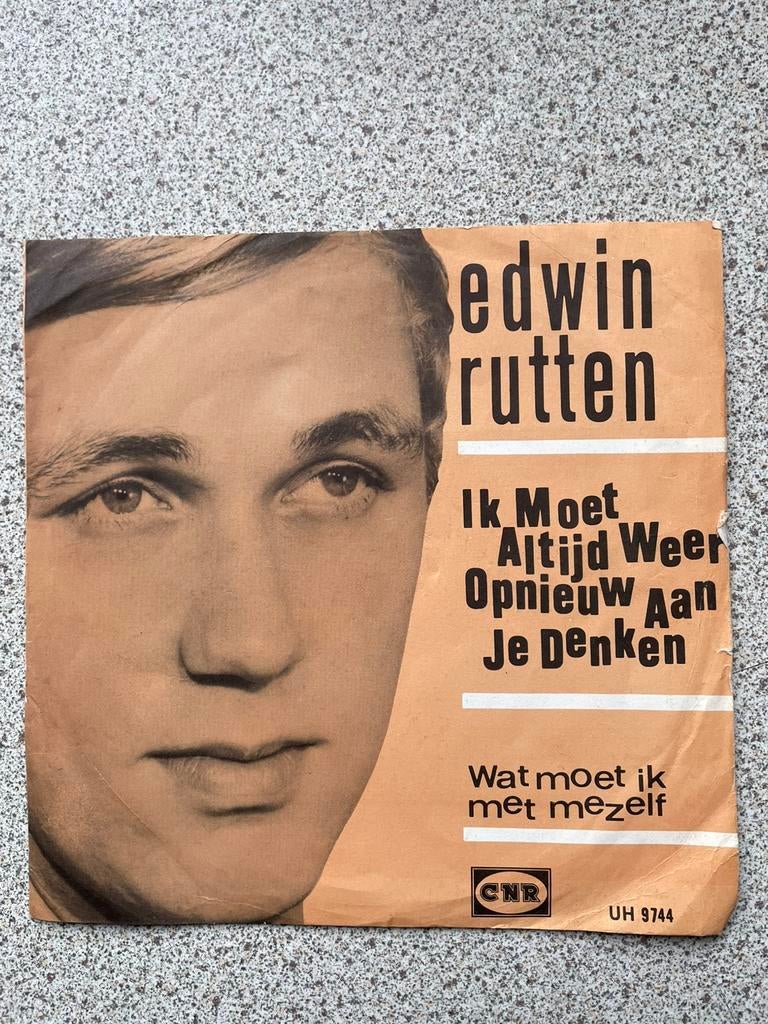 Edwin Rutten Ik moet altijd weer opnieuw aan je denken, Ophalen of Verzenden, Gebruikt, Overige formaten, Levenslied of Smartlap