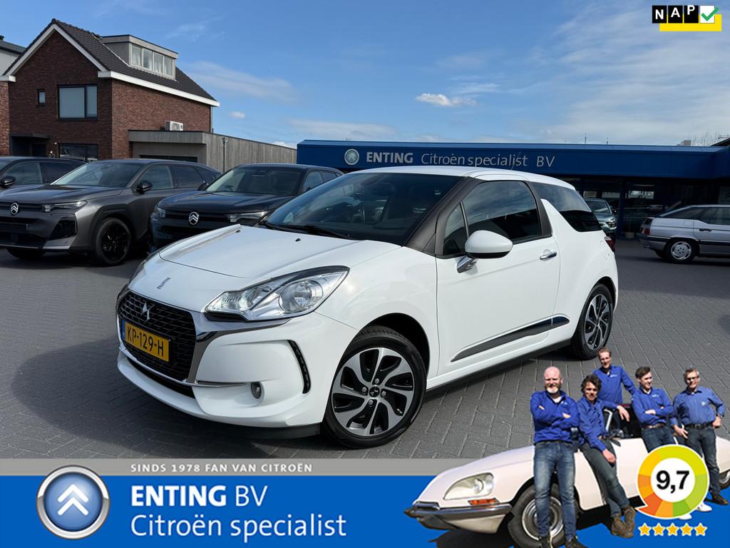 DS 3 1.2 PT SO CHIC NAVI ECC PACK PERFO CAMERA DAB+, Voorwielaandrijving, Gebruikt, 1199 cc, 82 pk