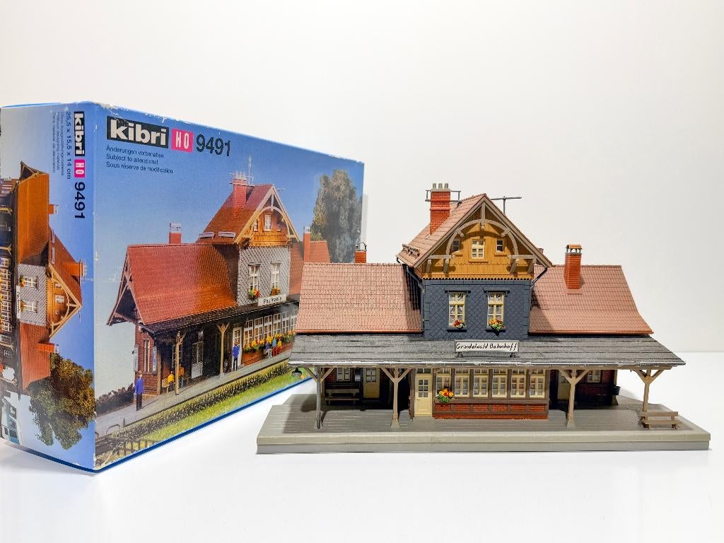 KIBRI: 9491 Station Paulinzella voor H0-spoor, Hobby en Vrije tijd, Modeltreinen | H0, Gebruikt, Gelijkstroom of Wisselstroom