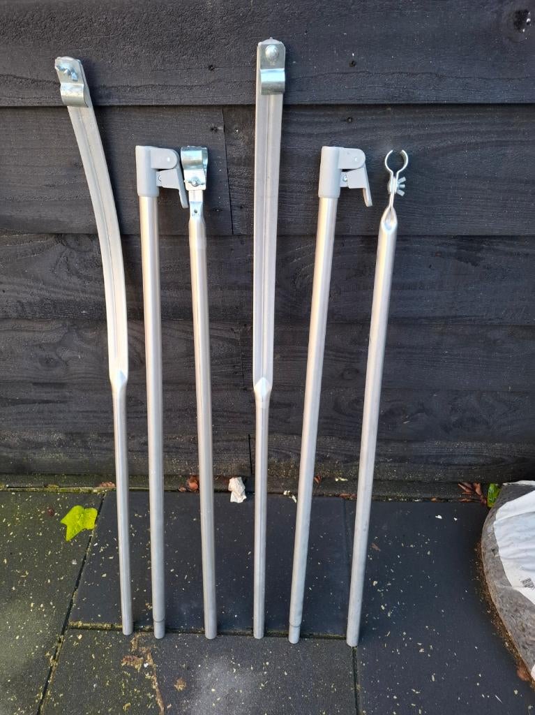 aluminium tentstokken, Caravans en Kamperen, Tentaccessoires, Ophalen, Zo goed als nieuw