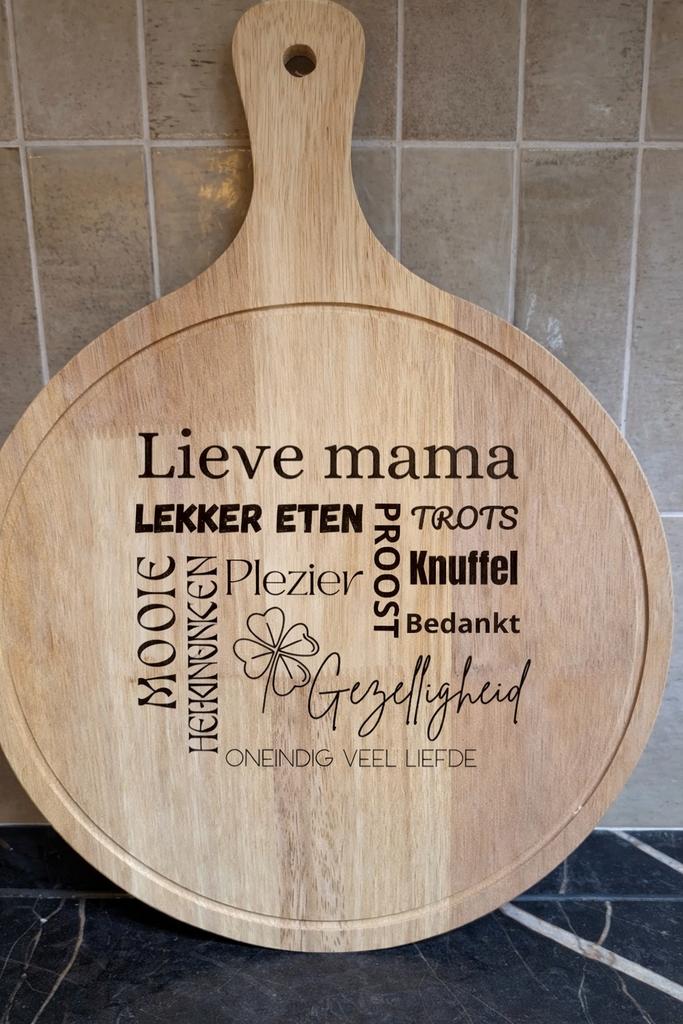 Borrelplank Moederdag - Diverse opdrukken & eigen touch, Huis en Inrichting, Ophalen of Verzenden, Nieuw