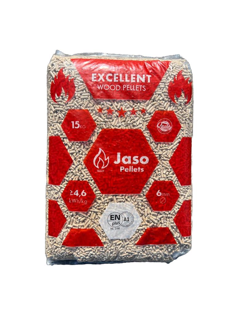 Houtpellets | Jaso Excellent | ENplus A1| vanaf €283 Inc bez, Minder dan 3 m³, Ophalen of Verzenden, Overige houtsoorten, Blokken