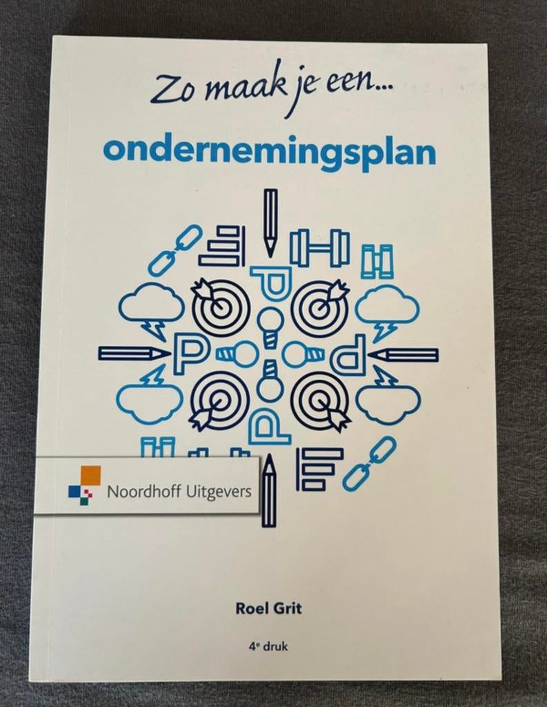 Zo maak je een ondernemingsplan, Ophalen of Verzenden, Beta, Zo goed als nieuw, HBO