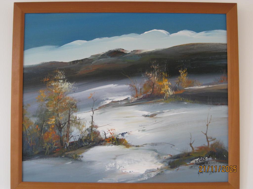 Schilderij Najaar/winter - Nancy van Hussen, Ophalen