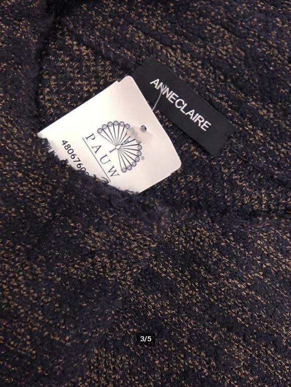 Anne Claire - Prachtig vest maat IT44/NL38 - Nieuw €429, Maat 38/40 (M), Blauw, Nieuw, Ophalen of Verzenden