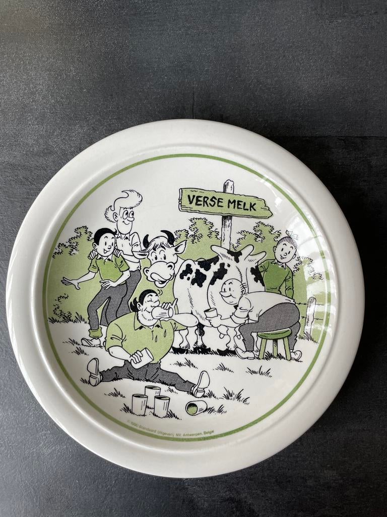 Suske en Wiske bord, Verzamelen, Stripfiguren, Ophalen of Verzenden, Suske en Wiske, Gebruikt, Gebruiksvoorwerp