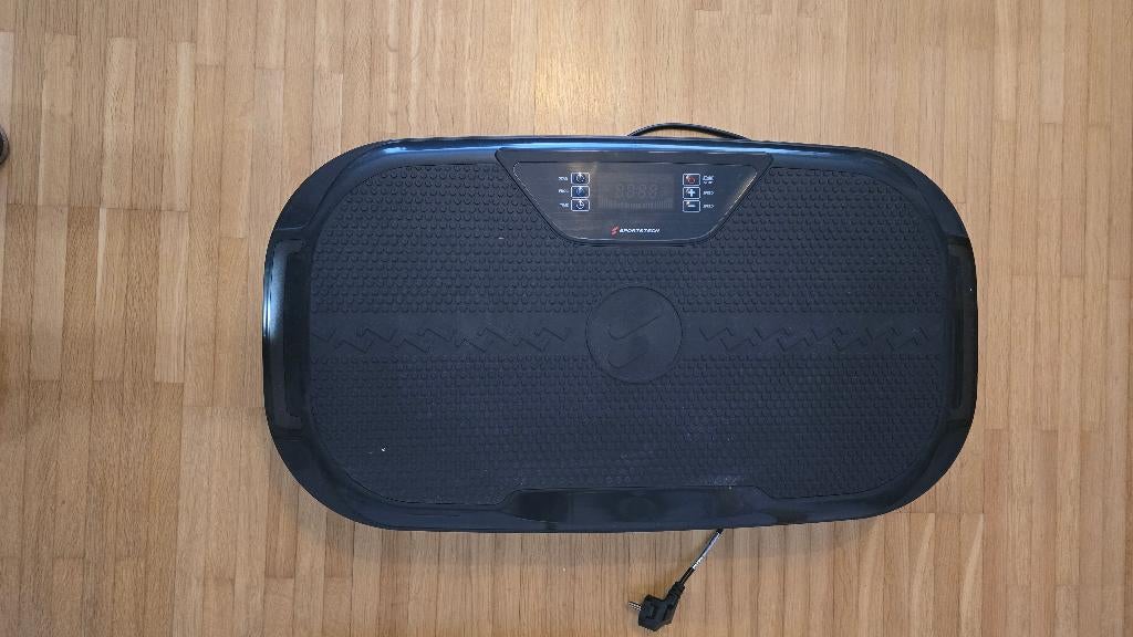 Trilplaat Sportstech VP275 voor thuis, Ophalen, Kunststof, Trilplaat, Borst