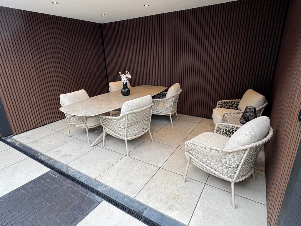 Sardinia low Dining 4 seasons outdoor 4SO Tuinset, Ophalen of Verzenden, Nieuw