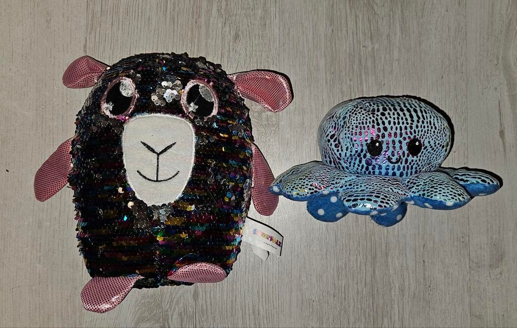 Veegknuffel en octopus, Ophalen of Verzenden