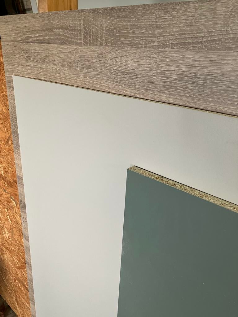 Melamine meubelplaten - restpartij maatwerk kast, Doe-het-zelf en Verbouw, Platen en Panelen, Ophalen, Nieuw, Overige materialen