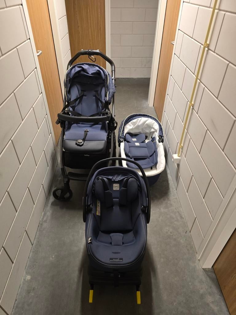 Complete combiwagen set - Peg Perego Book 51, Gebruikt, Combiwagen, Verstelbare duwstang, Ophalen