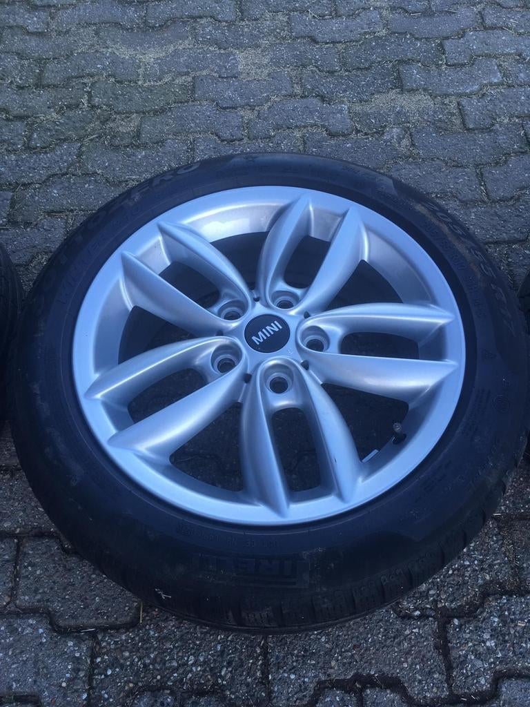 Originele Lichtmetalen Mini Velgen 7Jx17 EH2+, Auto-onderdelen, Banden en Velgen, Gebruikt, Banden en Velgen, 17 inch, Personenwagen