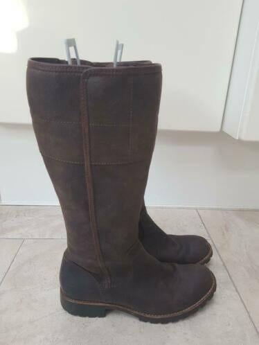 Bruine Timberland laarzen maat 40, Hoge laarzen, Bruin, Ophalen of Verzenden, Zo goed als nieuw