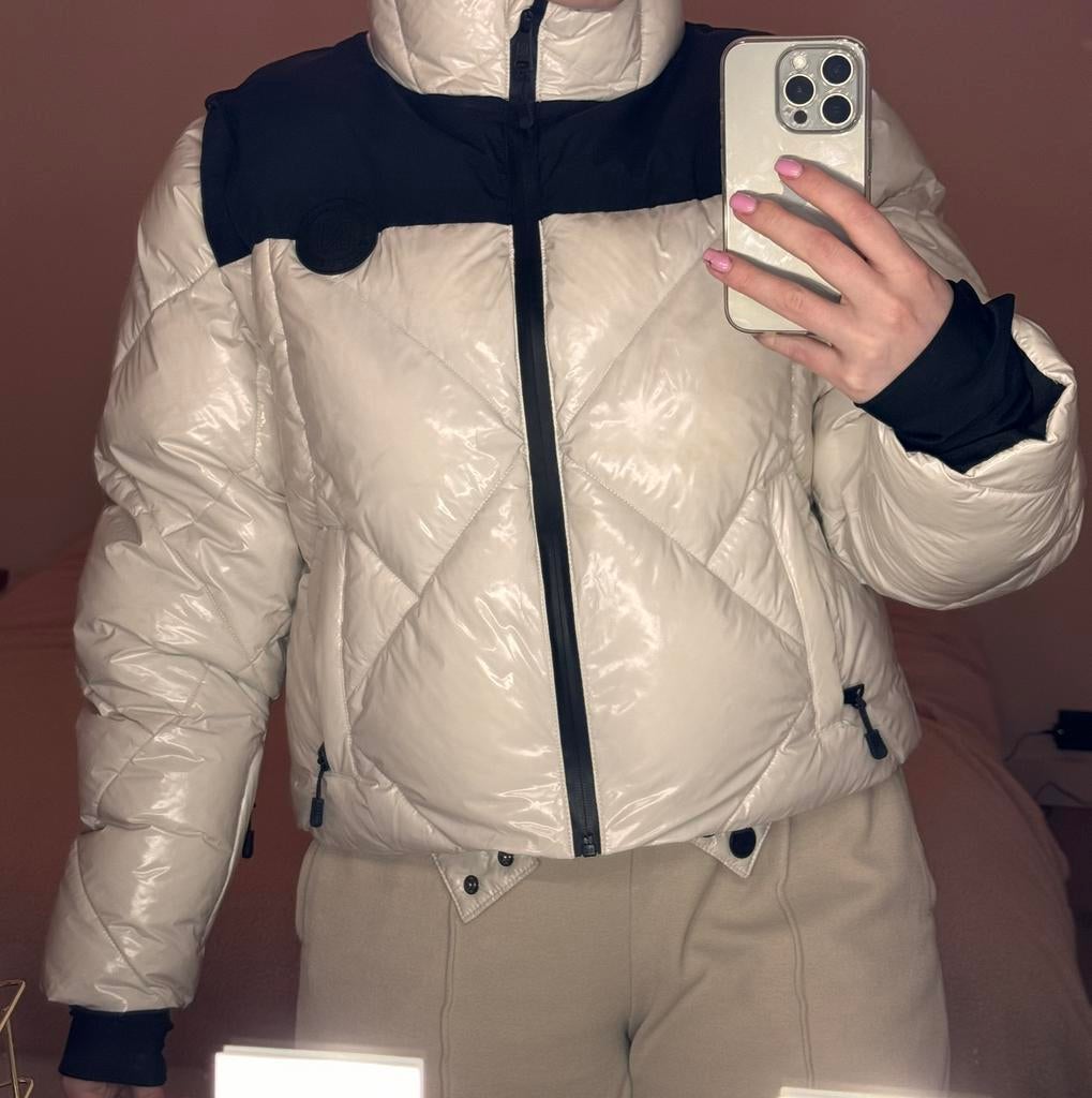 Nikki ski jas wit, Ophalen of Verzenden, Zo goed als nieuw, Maat 52/54 (L), Wit