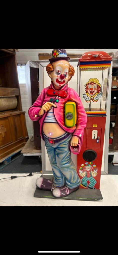 Showman Clown Merchandise Verkoopautomaten Falgas zeldzame, Ophalen of Verzenden, Gebruikt