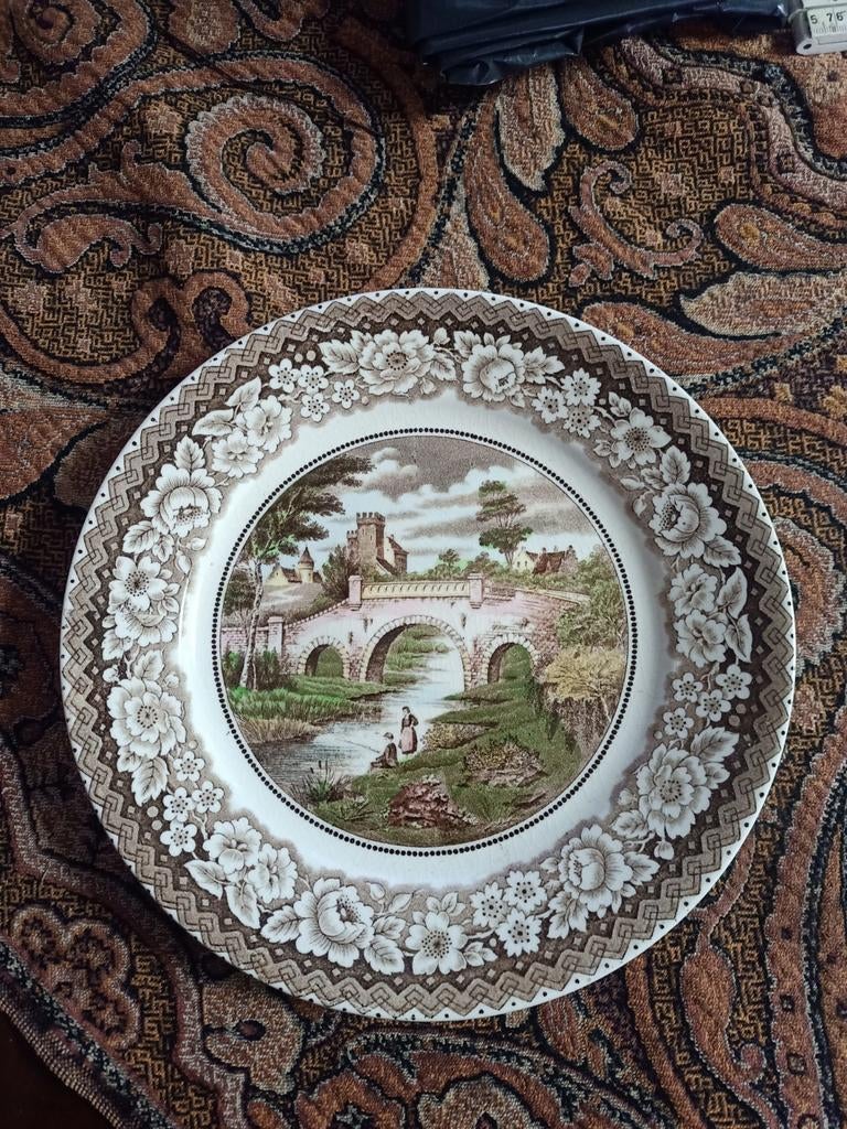 4 Vintage Borden - Société Céramique Maastricht, Ophalen of Verzenden