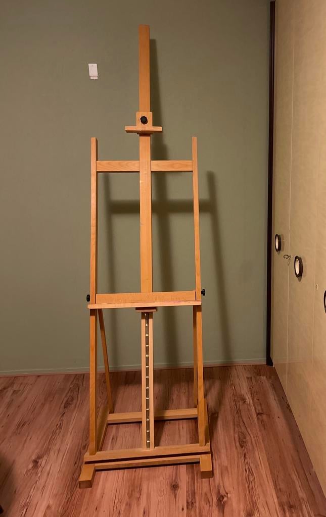 Professionele Talens Schildersezel – Massief Beuken H-frame, Hobby en Vrije tijd, Schilderen, Zo goed als nieuw, Ezel, Ophalen