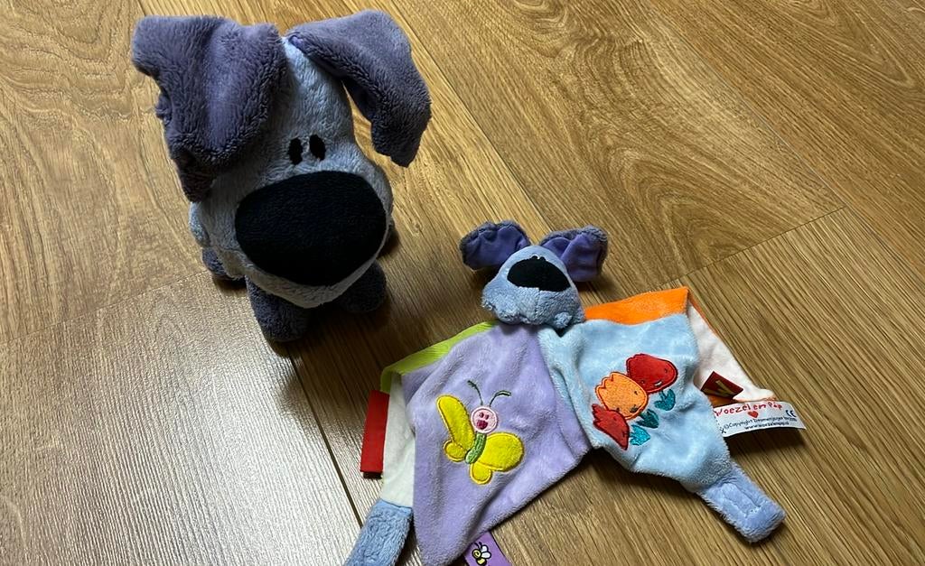 Woezel knuffel en knuffeldoekje, Ophalen of Verzenden, Zo goed als nieuw, Overige typen