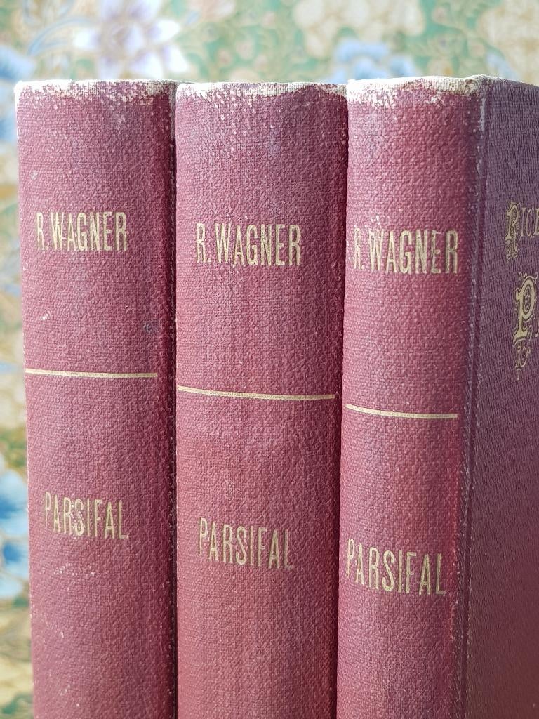 Mooie complete antieke Parsifal partituur van Richard Wagner, Antiek en Kunst, Ophalen of Verzenden