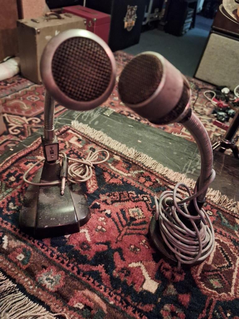 Vintage microfoons Philips 6031, Ophalen of Verzenden