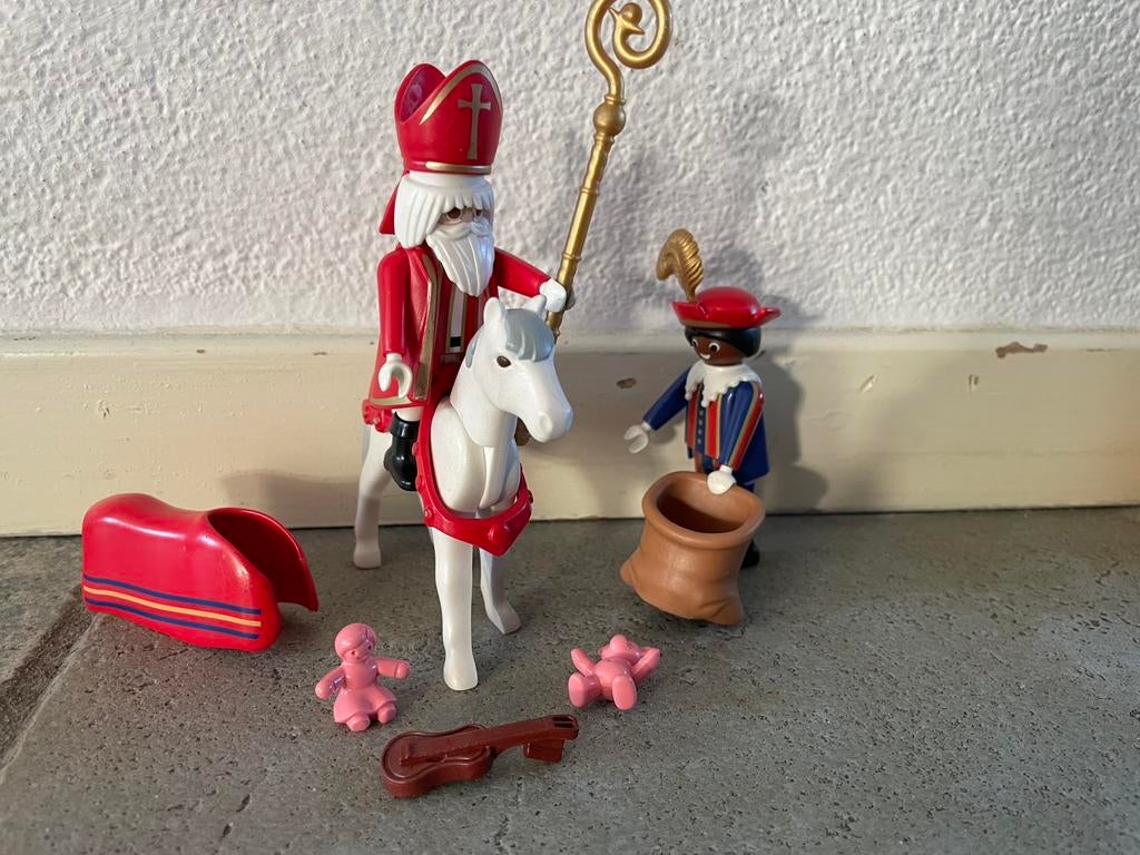 Playmobile sinterklaas met paard en piet, Ophalen, Zo goed als nieuw, Complete set