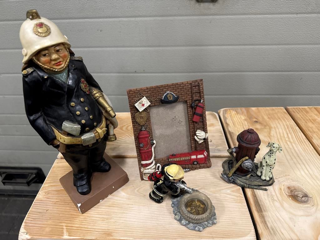 Brandweer verzamelobjecten set, Ophalen