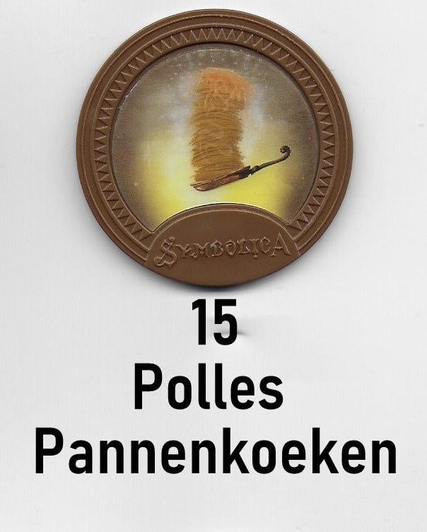 Emte Efteling medaillon nr 15 Polles Pannenkoeken, Verzamelen, Efteling, Ophalen of Verzenden, Zo goed als nieuw, Beeldje of Poppetje
