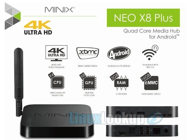 MiniX NEO X8-H Plus mediaspeler., Ophalen of Verzenden, Zo goed als nieuw