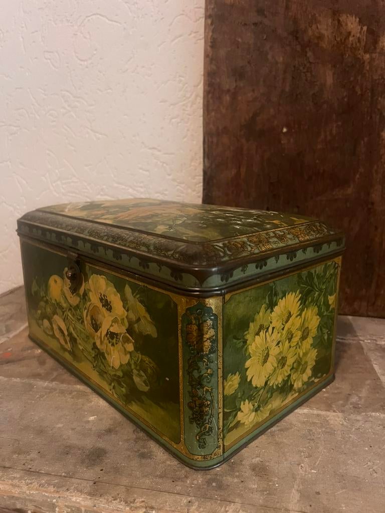 antiek oud winkelblik winkel blik brocante curiosa Bekkers?, Ophalen of Verzenden