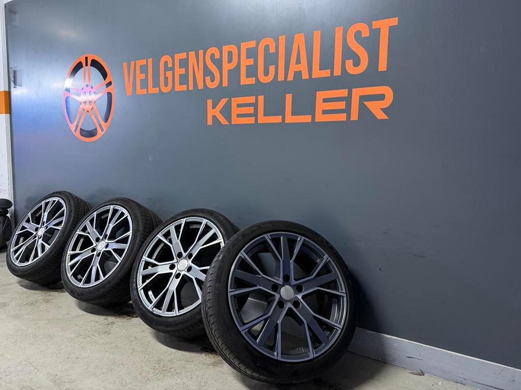 Audi A3 S line GMP Gunner 18 inch velgen 5x112 225/40/18, Auto-onderdelen, Banden en Velgen, Ophalen of Verzenden, 18 inch, Zomerbanden