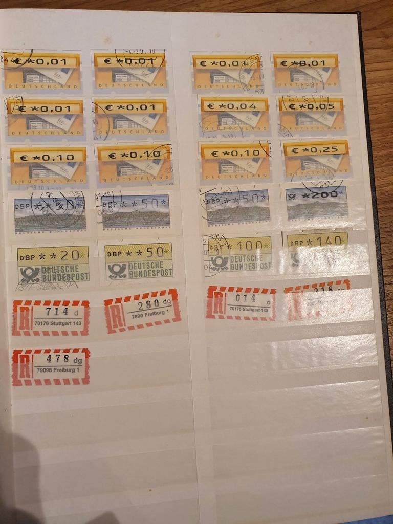 Duitsland automaatstroken, Postzegels en Munten, Ophalen of Verzenden, Gestempeld