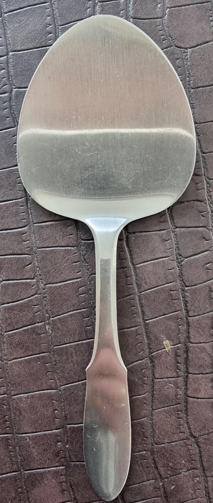 Georg Jensen cake/taart server Mitra, Verzenden, Zo goed als nieuw, Rvs of Chroom, Vaatwasserbestendig