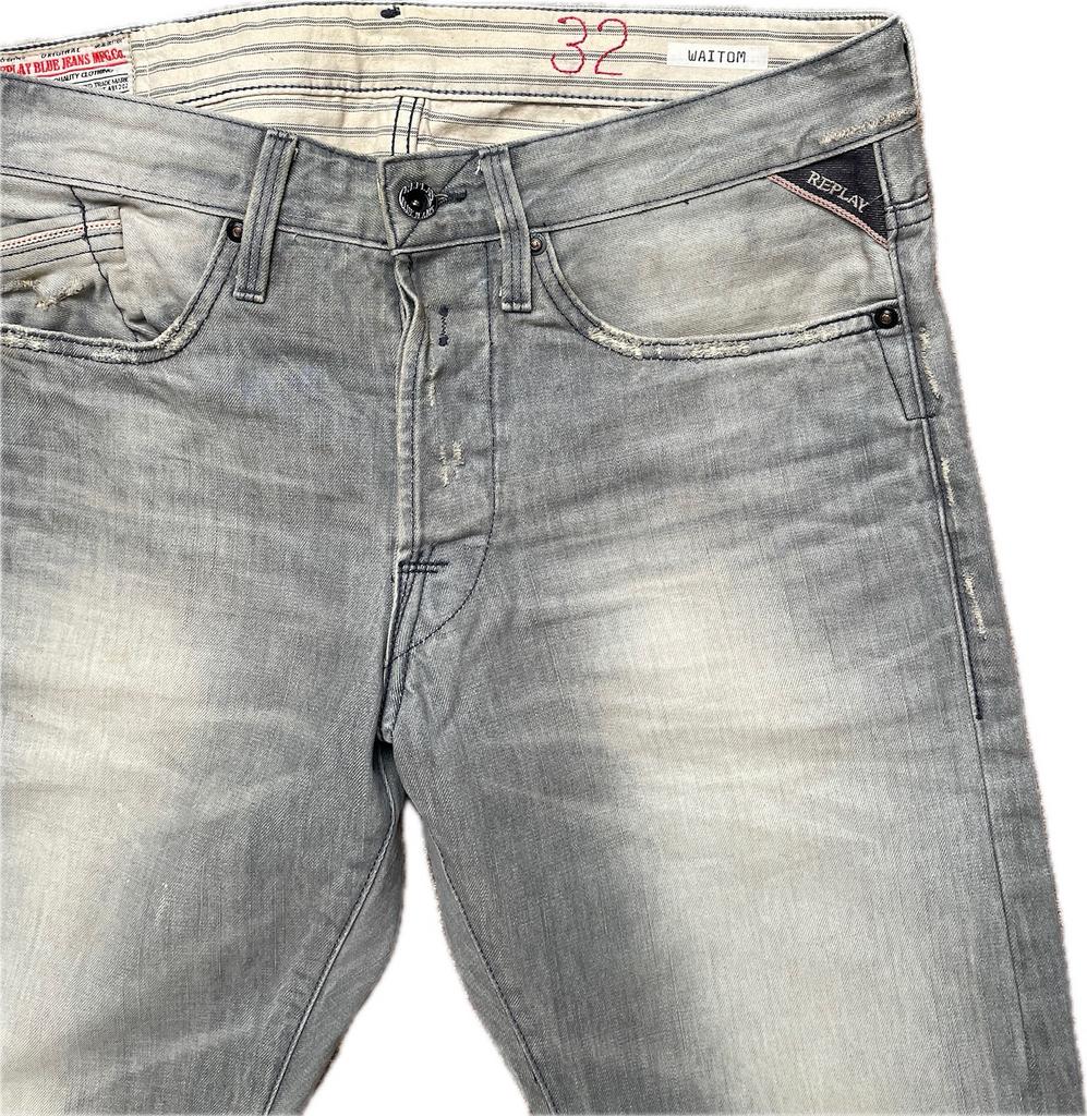 Jeans Replay, Verzenden, Nieuw, Grijs, W32 (confectie 46) of kleiner
