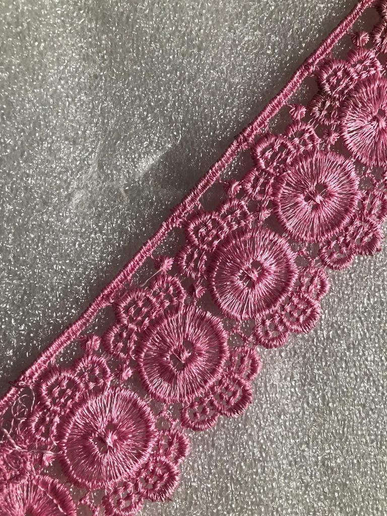 Broderie - 5 cm breed x 5 diverse lengte - 1 € per meter, Ophalen of Verzenden, Zo goed als nieuw, Kant