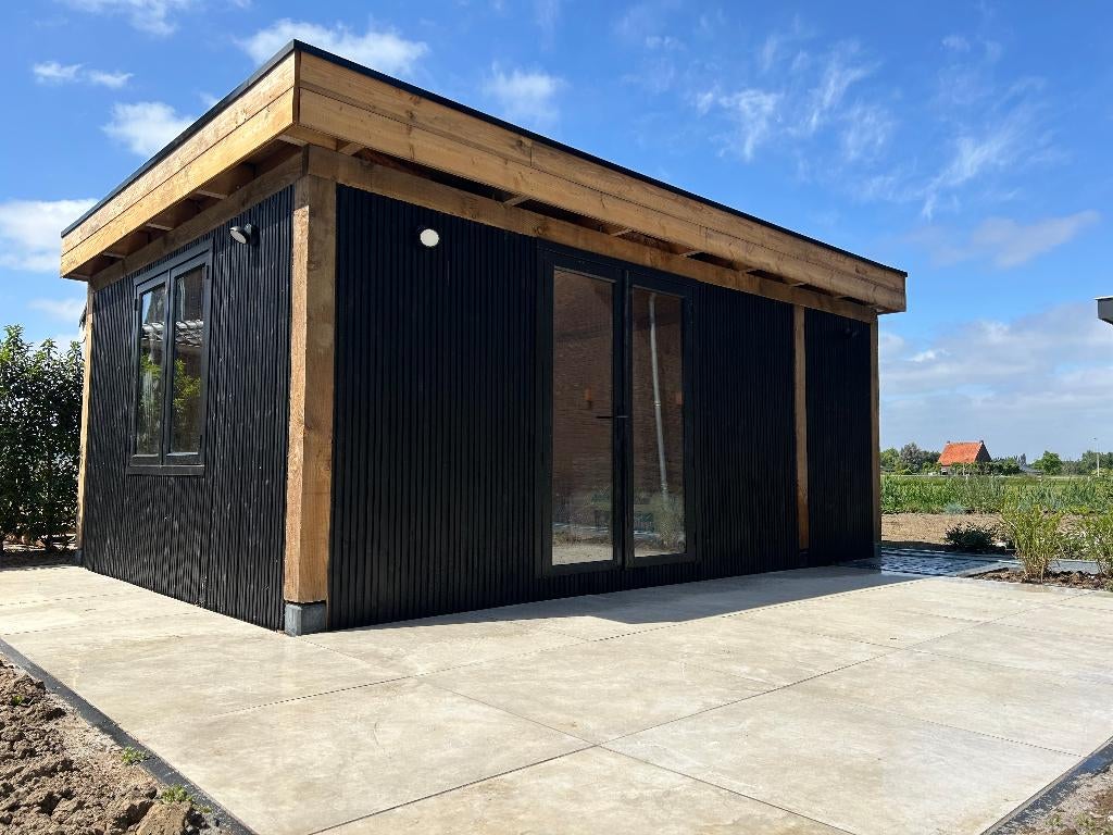 Overkapping Blokhut 500x300 cm inclusief montage !!, Ophalen of Verzenden, Nieuw, 250 cm of meer, Balken