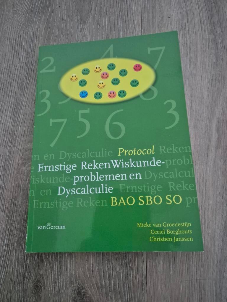 Protocol Rekenproblemen en Dyscalculie, Boeken, Ophalen of Verzenden, Zo goed als nieuw, Niet van toepassing, Mieke van Groenestijn, Ceciel Borghouts, Christien Janssen