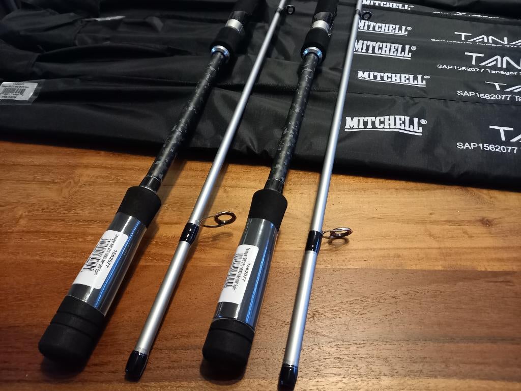 Mitchell Tanager SW Spinhengels (2.70m) 10-40 grams...Nieuw, Watersport en Boten, Hengelsport | Roofvissen, Tinstraat, Werphengel