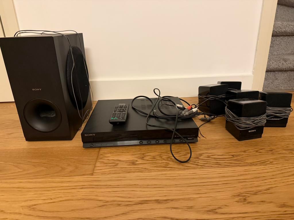 Sony 5.1 audiosysteem met afstandsbediening, Ophalen of Verzenden, Zo goed als nieuw, 5.1-systeem, Sony