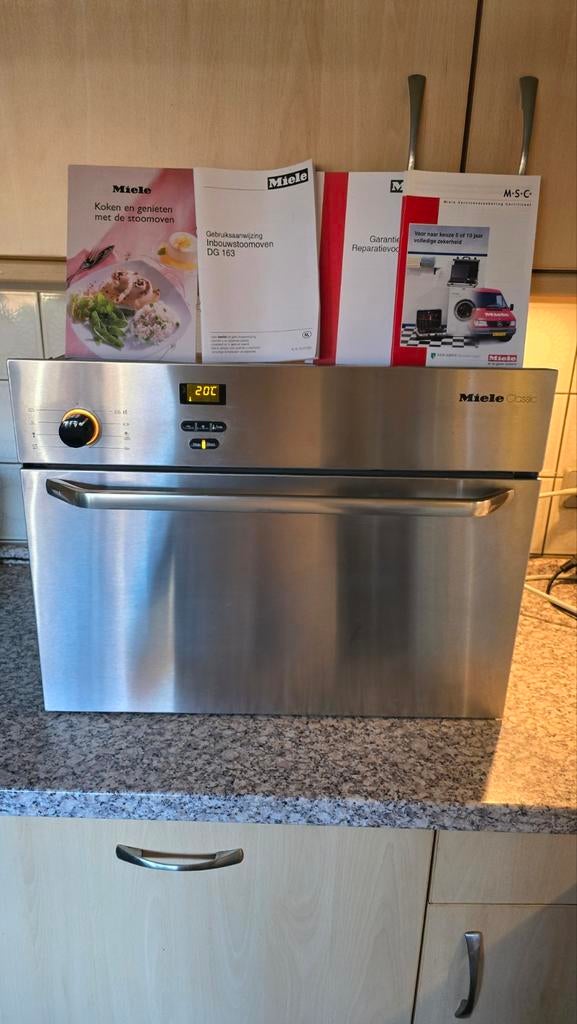 Miele Classic RVS Stoomoven - Inbouw, Witgoed en Apparatuur, Ovens, Zo goed als nieuw, Inbouw, Oven, 45 tot 60 cm, 45 tot 60 cm