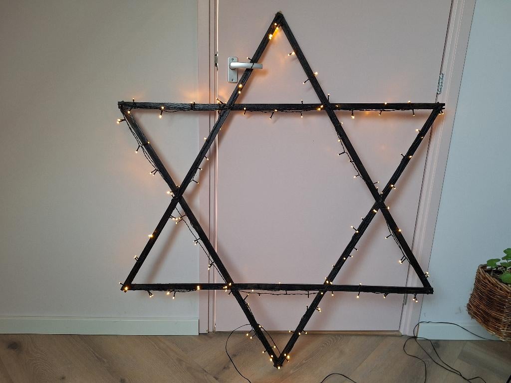 Kerstster met verlichting, Diversen, Kerst, Ophalen, Gebruikt