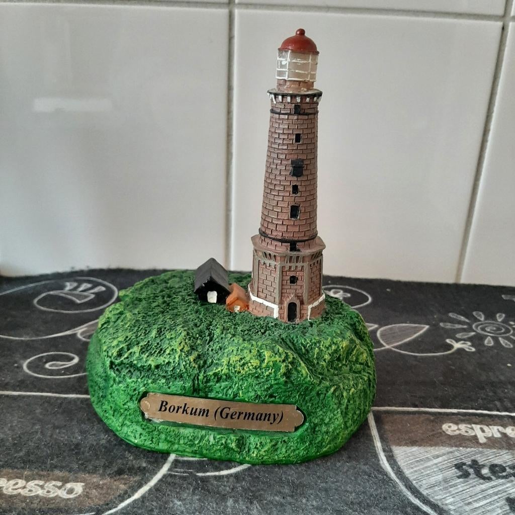 Vuurtoren Borkum model - Beperkte oplage, Ophalen of Verzenden, Zo goed als nieuw, Overige typen