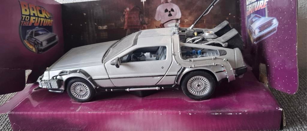 Back to the Future DeLorean Modelauto, Ophalen of Verzenden, Zo goed als nieuw, Auto, Overige merken